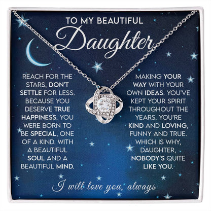 To my beautiful daughter